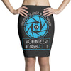 aperture science volunteer Pencil Skirts