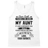 Dear Aunt, Thanks For Being My Aunt Tank Top