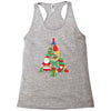 christmas tree made of bells stocking santa Racerback Tank