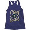 stay wild 2 Racerback Tank