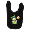 rufu  the green wolf Baby Bibs