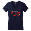 kid's tattooed daddy Women's V-Neck T-Shirt