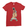 go vegan 6 Ladies Fitted T-Shirt