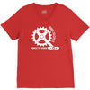 born to cycle forced to work V-Neck Tee