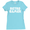 retro gamer Ladies Fitted T-Shirt