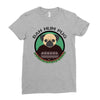 bah hum pug Ladies Fitted T-Shirt