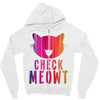 CHECK MEOWT CAT Zipper Hoodie