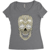 skull plants Women's Triblend Scoop T-shirt