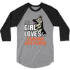 This Girl Loves Her German Shepherd 3/4 Sleeve Shirt