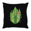 skeletal halloween Throw Pillow