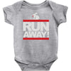 run away rabbit Baby Onesie