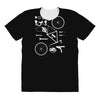 bicycle cyclopath bike hobby exploded All Over Women's T-shirt