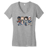 strange bffs Women's V-Neck T-Shirt