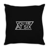 you me at six Throw Pillow