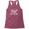 i might be fat mens Racerback Tank