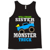 monster truck shirt for boys toddlers Tank Top