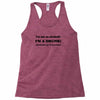 im not an alcoholic im a drunk t shirt x large funny beer pong keg par Racerback Tank