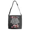 mama bear message Adjustable Strap Totes