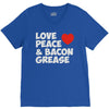 love peace and bacon grease V-Neck Tee