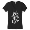 all time low graffiti Women's V-Neck T-Shirt