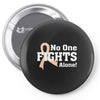 No 0ne Fights Alone Pin-back button