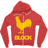 cock block Zipper Hoodie