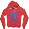 90's heartthrobs Zipper Hoodie