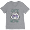 CHECK MEOWT CAT V-Neck Tee