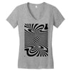 optical illusion Women's V-Neck T-Shirt
