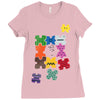puzzled Ladies Fitted T-Shirt