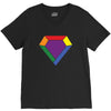 Rainbow LGBT Diamond V-Neck Tee