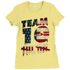 Jake Paul Team 10 Old America Design Ladies Fitted T-Shirt