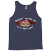 April Peeking Out Baby Girl Tank Top
