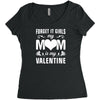 Forget it Girls My Mom Is My Valentine Women's Triblend Scoop T-shirt