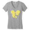 mickey skellington Women's V-Neck T-Shirt