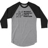 without geometry life is pointless funny math school science nerd geek 3/4 Sleeve Shirt