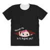 August Peeking Out Baby Girl All Over Women's T-shirt