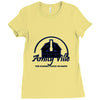 amityville t shirt Ladies Fitted T-Shirt