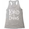 lord of the drinks Racerback Tank