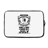 Never Underestimate Old Man Who Was Born July Laptop sleeve