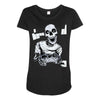 skull gamer Maternity Scoop Neck T-shirt