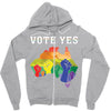 Vote Yes, Australian Marriage Equality Zipper Hoodie