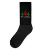 lumberjack tree merry christmas Socks