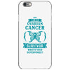 I am a Ovarian Cancer Survivor - What's Your Superpower? iPhone 6/6s Case