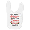 i just want to bake stuff and watch christmas movies all day Baby Bibs