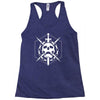 destiny raid skull emblem Racerback Tank