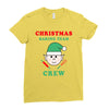 christmas baking team crew elf Ladies Fitted T-Shirt