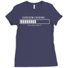 sarcasm loading Ladies Fitted T-Shirt