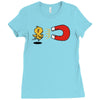 khaki chick magnet Ladies Fitted T-Shirt