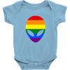 alien lgbt Baby Bodysuit